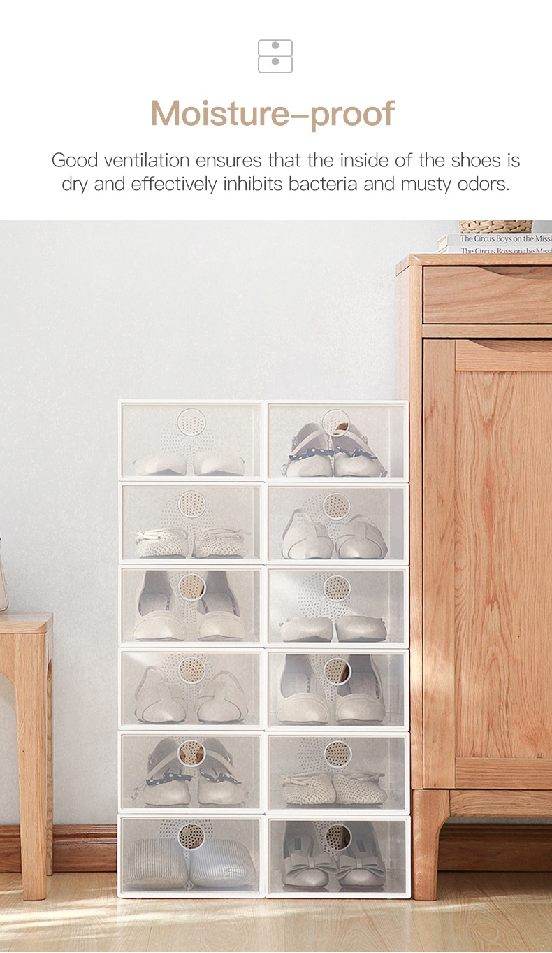 Transparent Shoes Storage Box-5